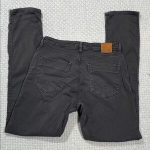 Mens DU/ER N2X Relaxed Fit Taper Dark Gray Size 33x34